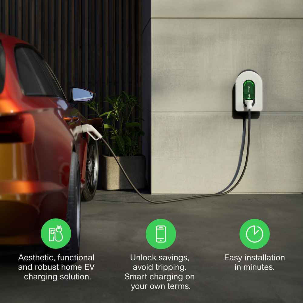 Schneider Electric Επιτοίχιος Τριφασικός Σταθμός Φόρτισης 11kW με Ενσωματωμένο Καλώδιο Type 2 (EVH5A11N2C5) - Image 2
