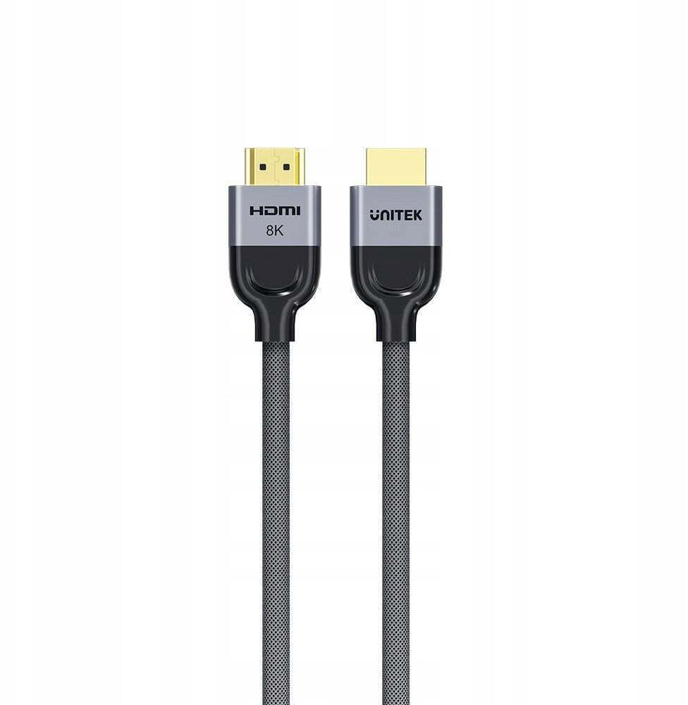 Unitek HDMI 2.1 Braided HDMI male - HDMI male 1.5m Μαύρο