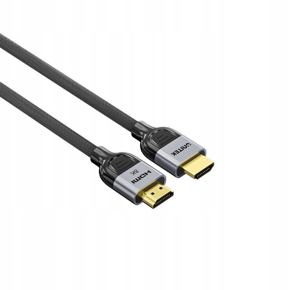 Unitek HDMI 2.1 Braided HDMI male - HDMI male 1.5m Μαύρο - Image 4