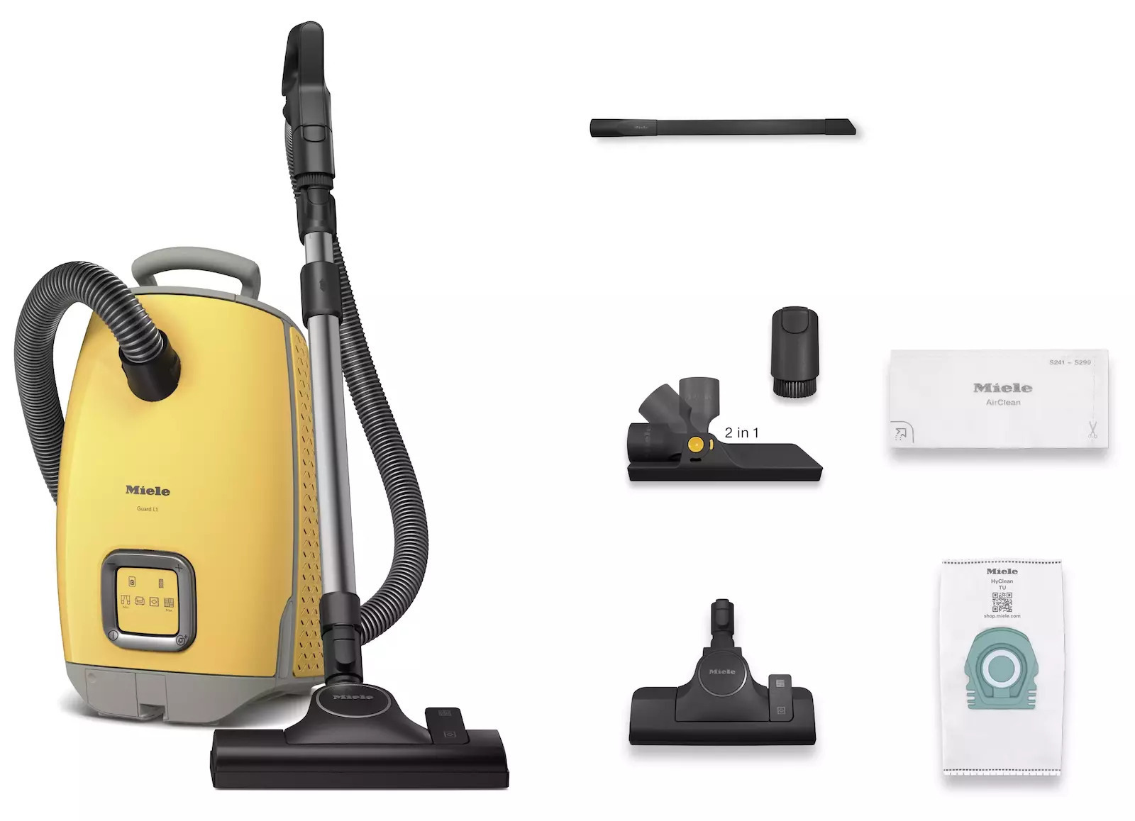 Miele Guard L1 890W με Κάδο Κίτρινη