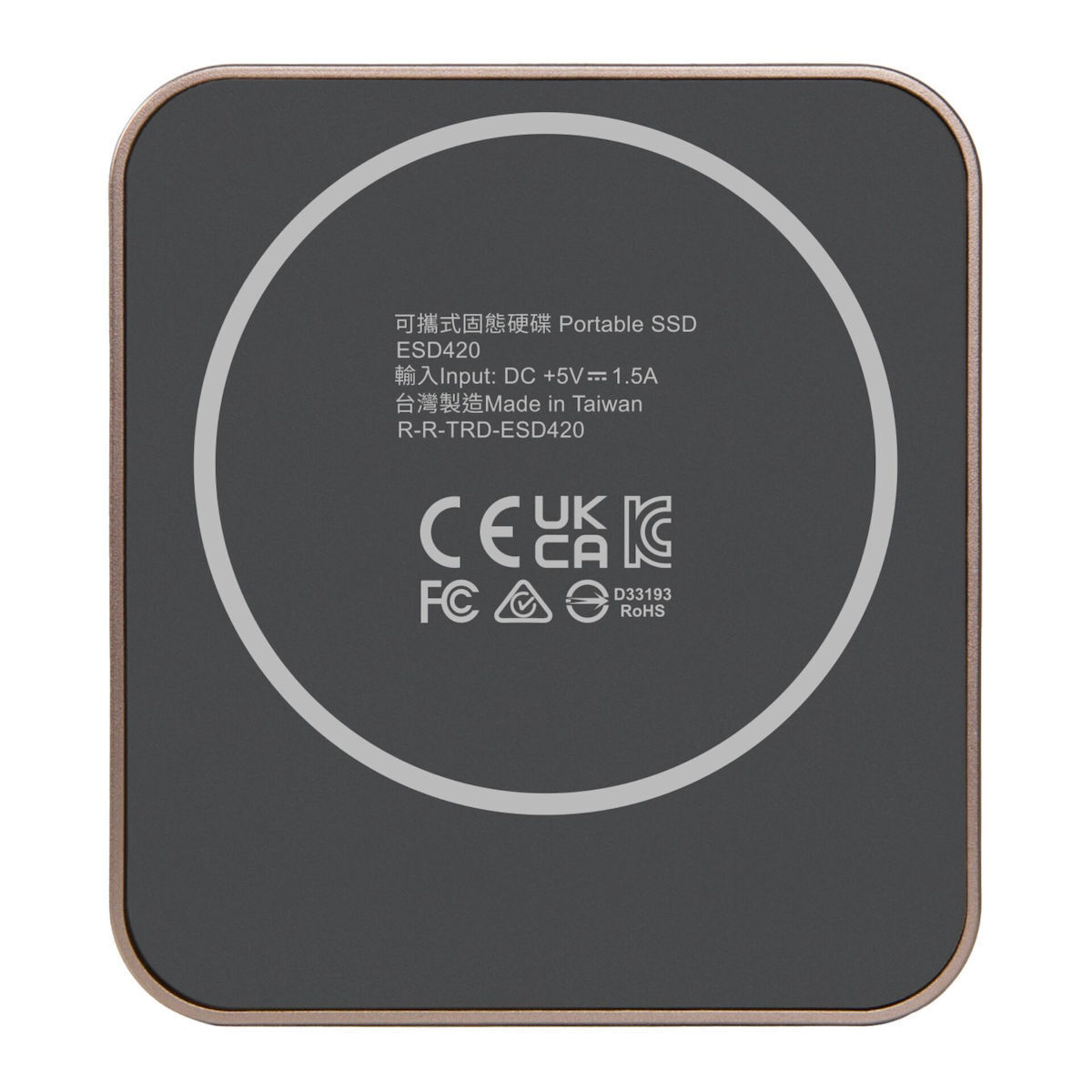 Transcend ESD420 USB-C Εξωτερικός SSD 1TB 2.5" Champagne Gold - Image 2