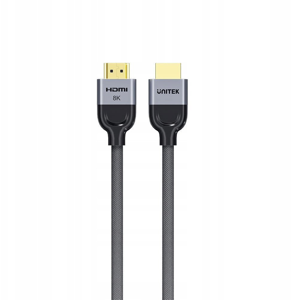 Unitek HDMI 2.1 Braided HDMI male - HDMI male 2m Μαύρο