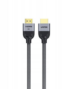 Unitek HDMI 2.1 Braided HDMI male - HDMI male 5m Μαύρο