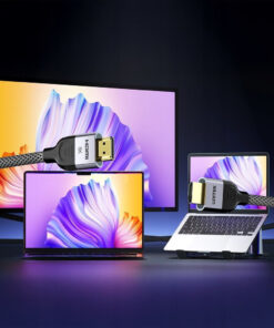 Alternative view of Unitek HDMI 2.1 Braided HDMI male - HDMI male 3m Μαύρο