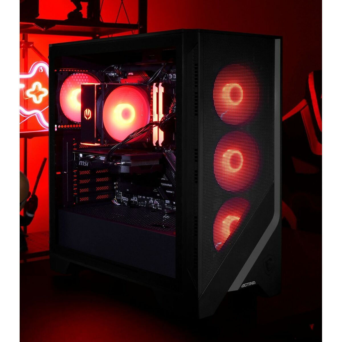 Actina Gaming Desktop PC (Ryzen 7-7700/32GB DDR5/1TB SSD/Radeon RX 7800 XT/No OS) - Image 12