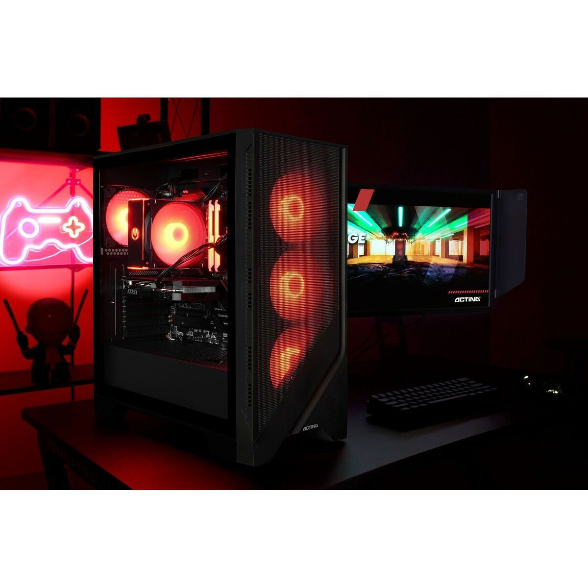 Actina Gaming Desktop PC (Ryzen 7-7700/32GB DDR5/1TB SSD/Radeon RX 7800 XT/No OS) - Image 13