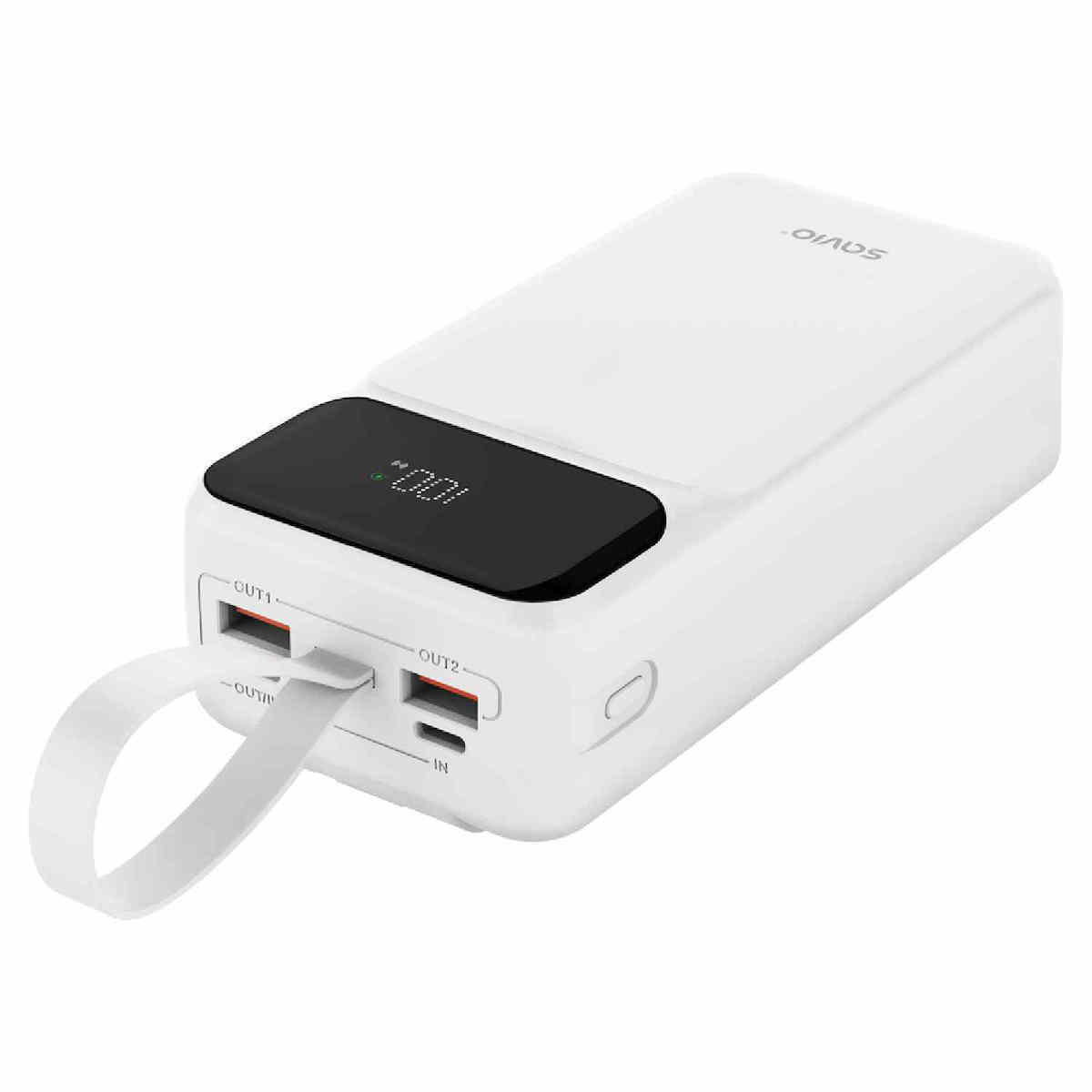 Savio BA-11 30000mAh Λευκό - Image 3