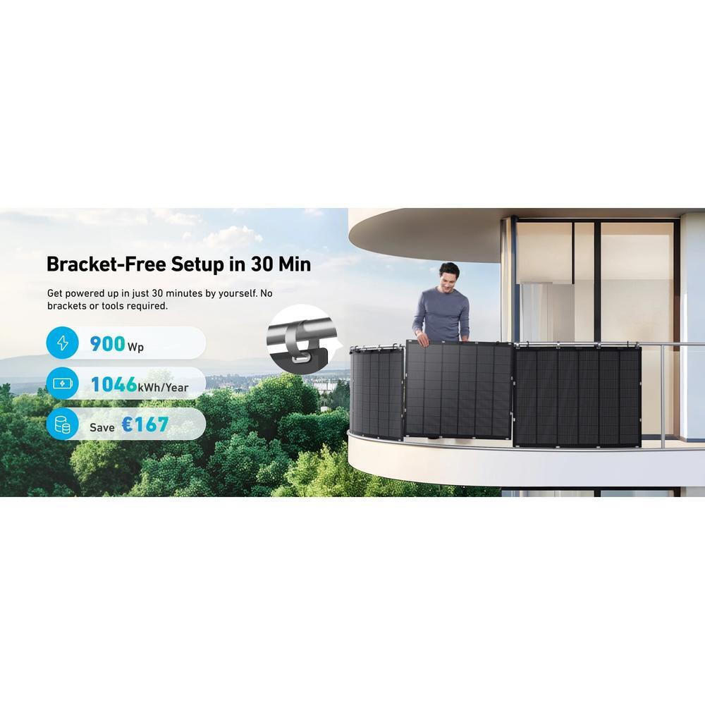 Anker Solix Fs20 225w Flexible Solar Panel Set 4 Pieces - Image 8