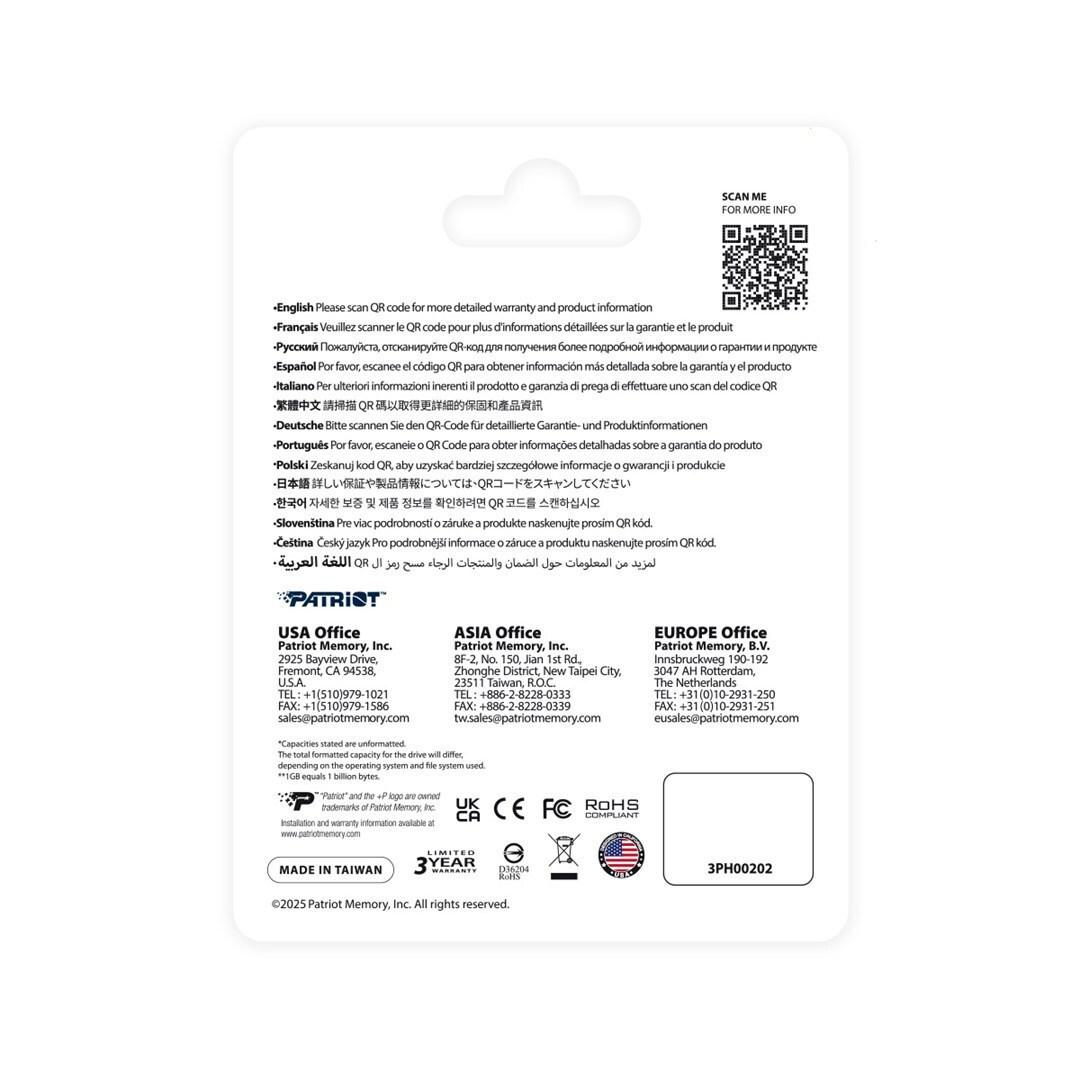 Patriot 256GB USB 3.2 Stick Χρυσό - Image 4