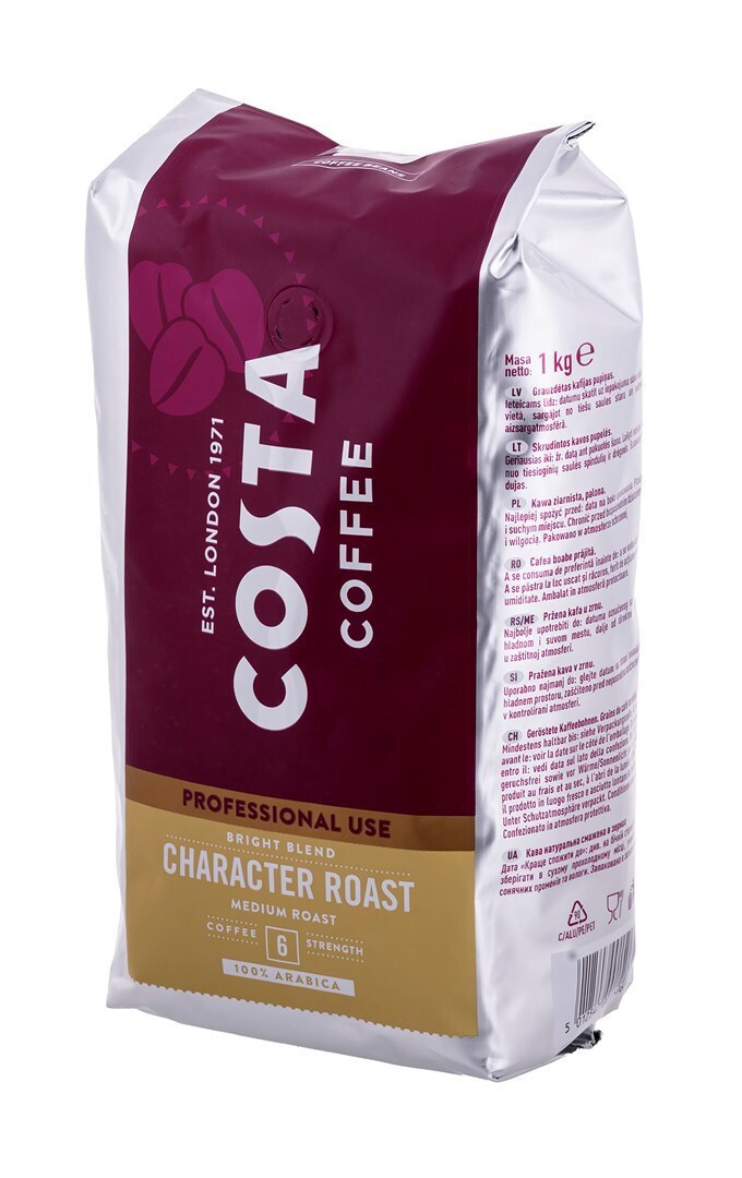 Costa Coffee Espresso Bright σε Κόκκους 1kg - Image 2