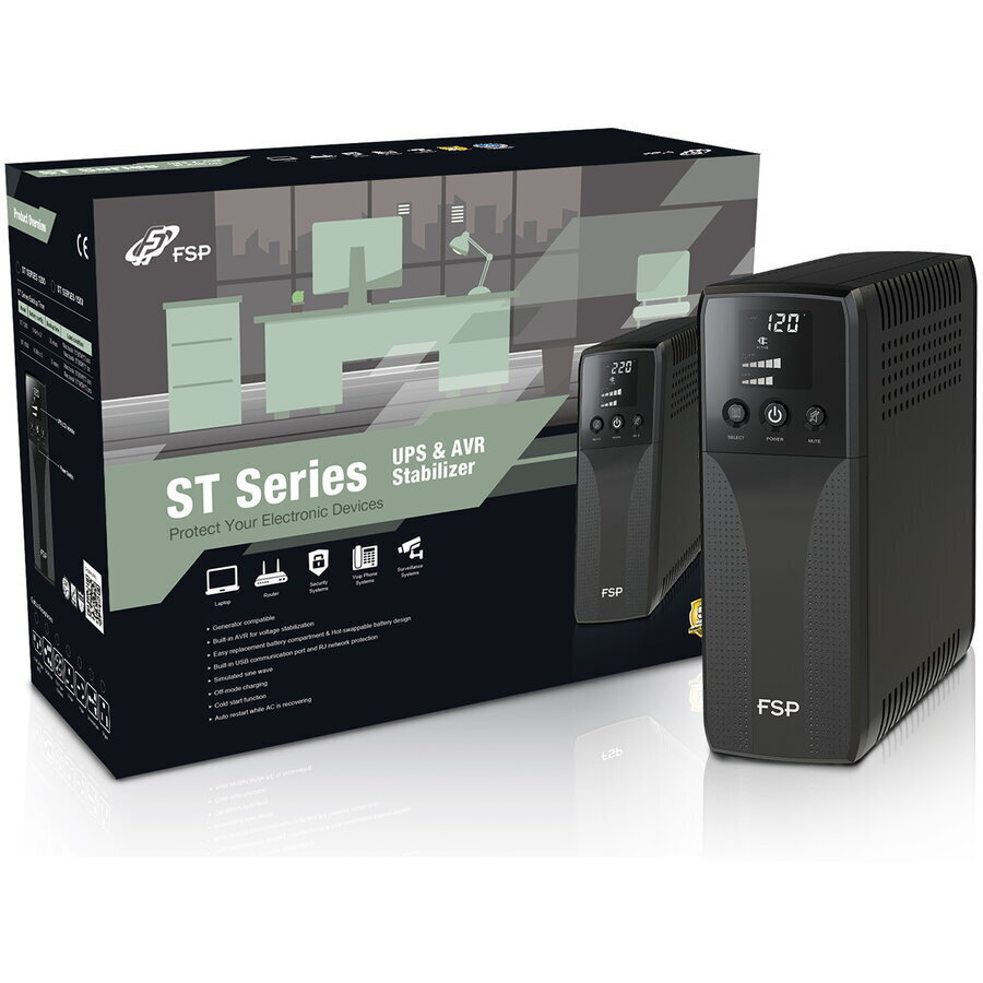FSP/Fortron ST 1500 UPS Line-Interactive 1500VA 900W - Image 3