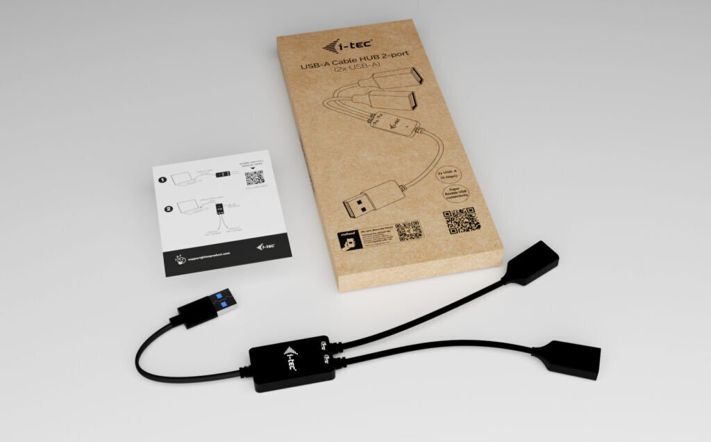 I-tec Usb-a Cable Hub 2 Port 2x Usb-a 3.2 Gen 1 - Image 2
