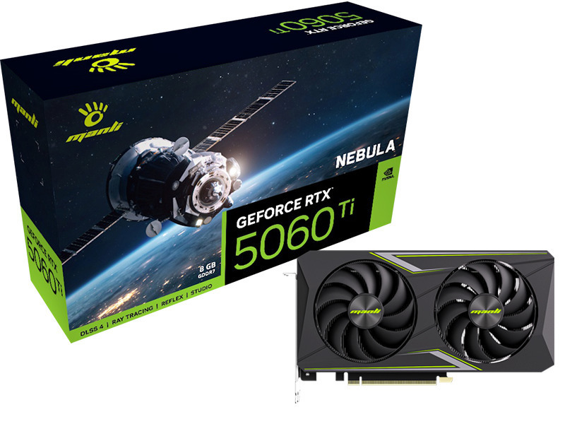 Manli GeForce RTX 5060 Ti 8GB GDDR7 Nebula Κάρτα Γραφικών