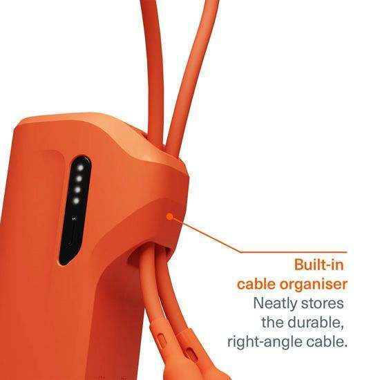 Cygnett Thumboost Power Bank 5000mAh 15W με 2 Θύρες USB-C Power Delivery Πορτοκαλί - Image 3