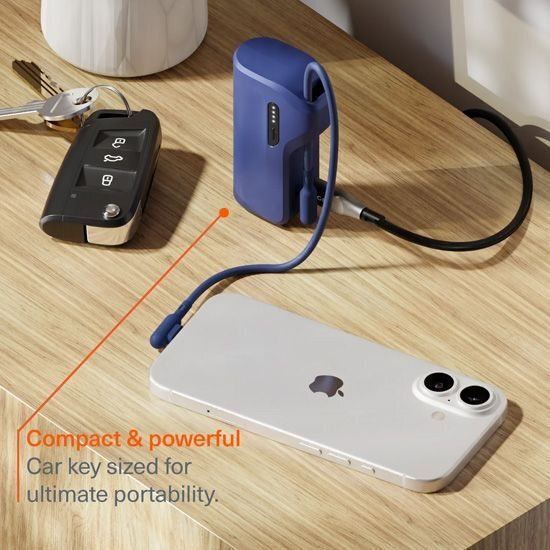 Cygnett Thumboost Power Bank 5000mAh 15W με 2 Θύρες USB-C Power Delivery Μπλε - Image 5