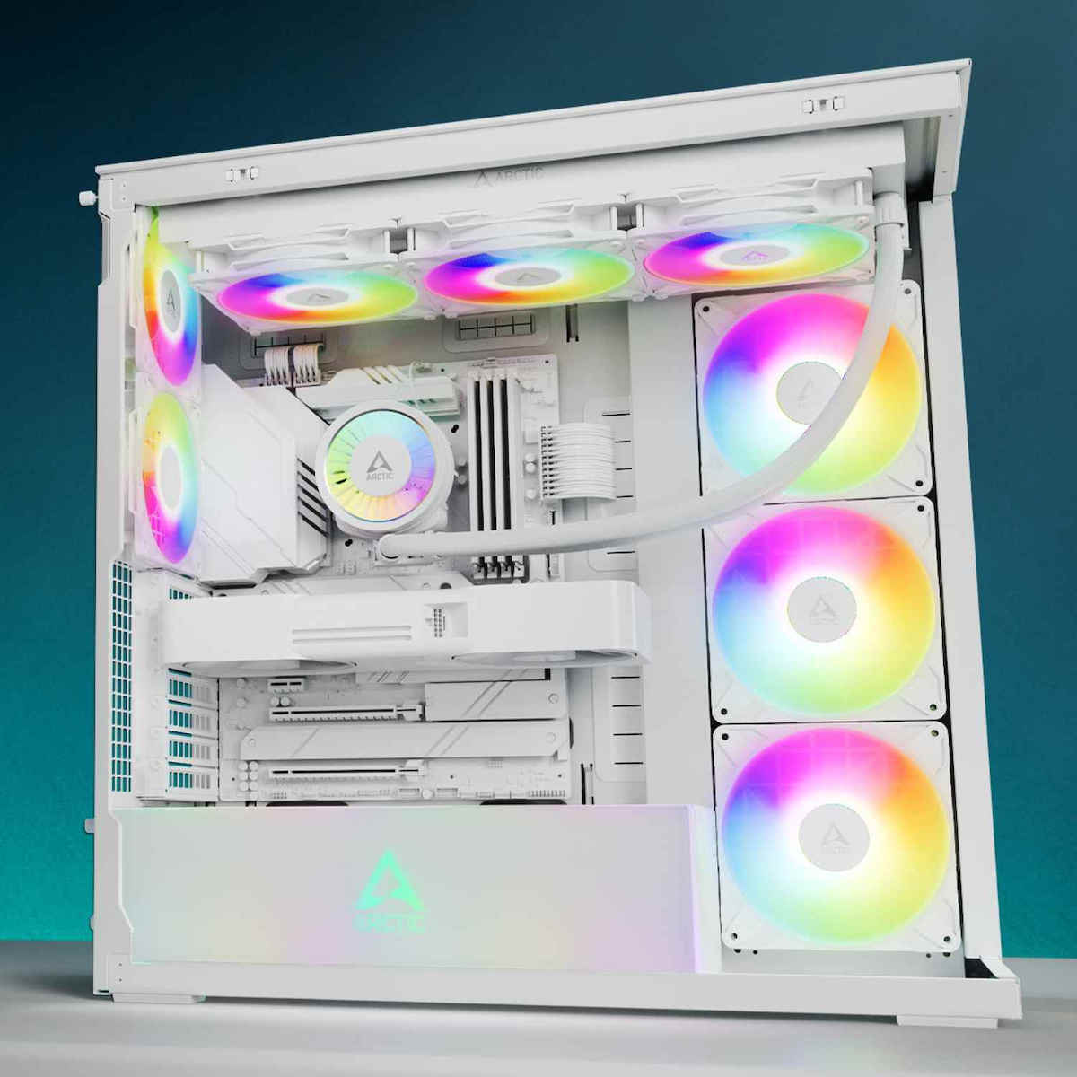 Arctic Xtender Midi Tower Κουτί Υπολογιστή με Πλαϊνό Παράθυρο Λευκό - Image 5