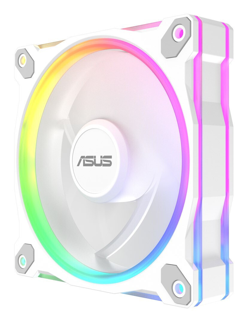 Asus Prime MR120 Reverse Case Fan με ARGB Φωτισμό και Σύνδεση 4-Pin PWM Λευκό - Image 8