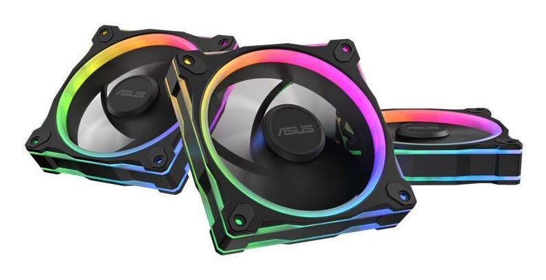 Asus Prime MR120 Reverse Case Fan με ARGB Φωτισμό και Σύνδεση 4-Pin PWM 3τμχ