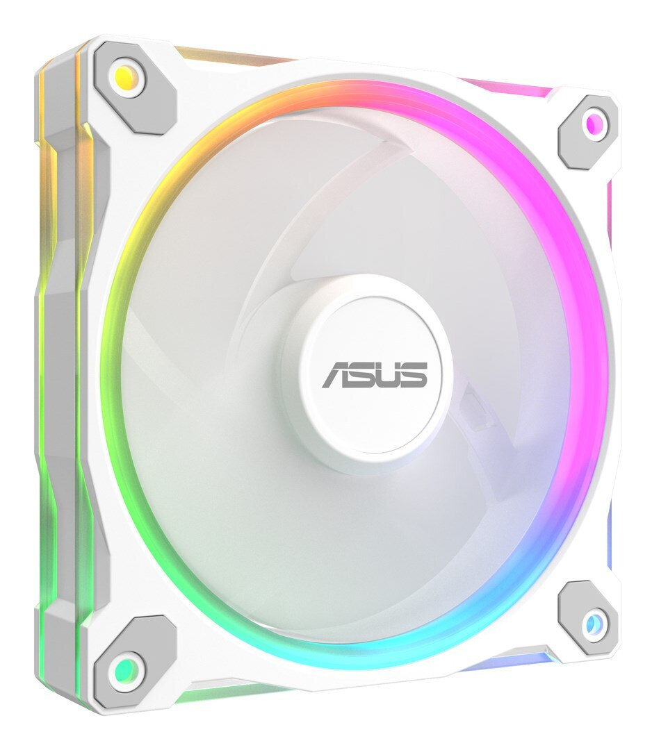Asus Prime MR120 Reverse Case Fan με ARGB Φωτισμό και Σύνδεση 4-Pin PWM Λευκό - Image 6
