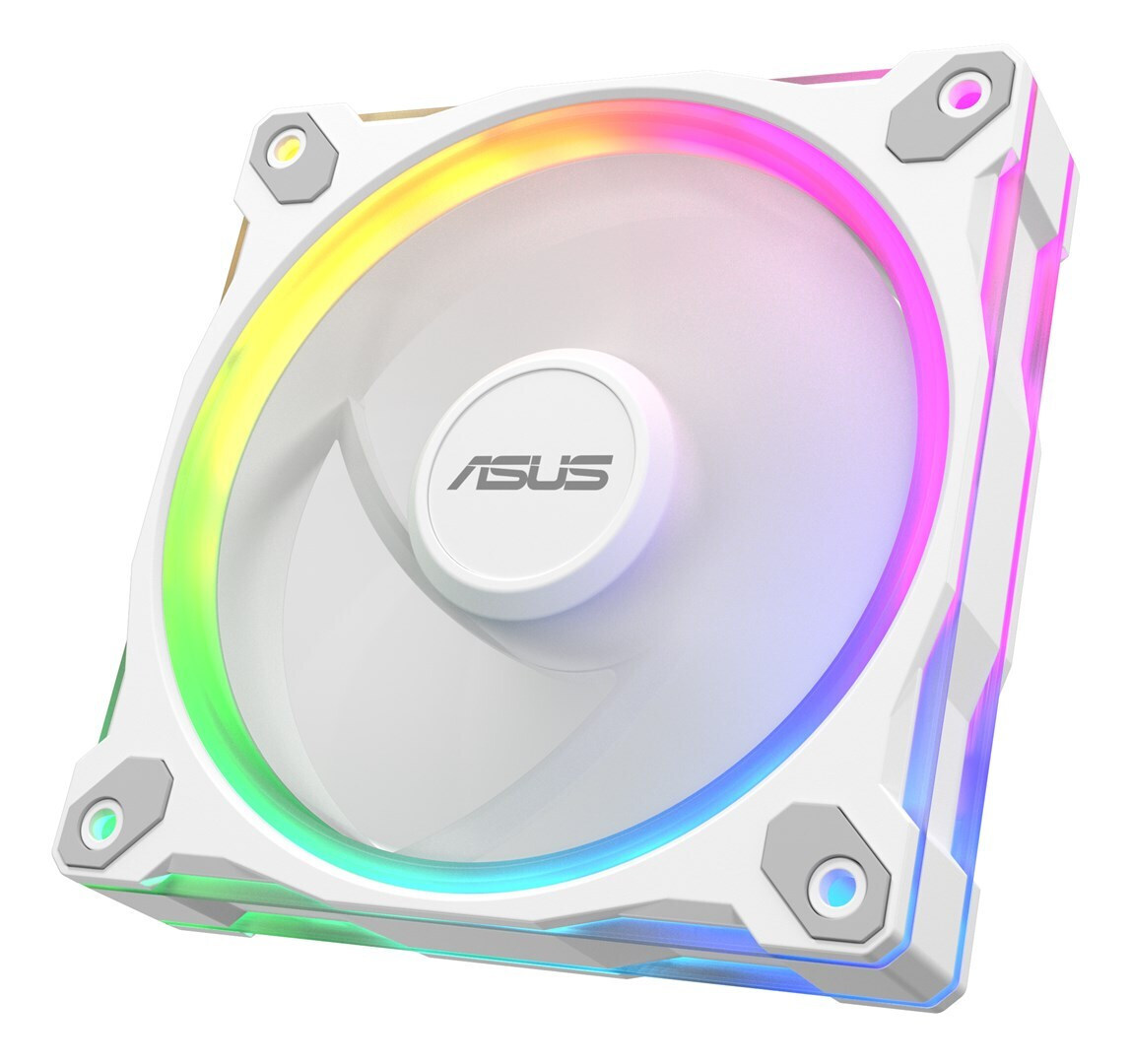Asus Prime MR120 Case Fan με ARGB Φωτισμό και Σύνδεση 4-Pin PWM Λευκό