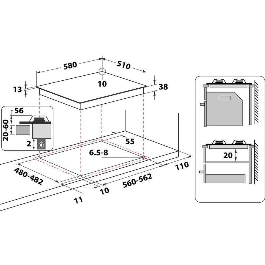 Whirlpool Υγραερίου TGML 660 NB - Image 5