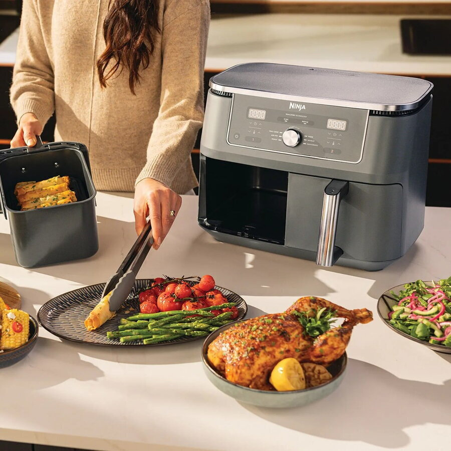 Ninja Foodi Max Dual Zone Air Fryer με Διπλό Αποσπώμενο Κάδο 9.5lt Μαύρο - Image 10