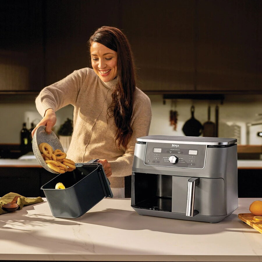 Ninja Foodi Max Dual Zone Air Fryer με Διπλό Αποσπώμενο Κάδο 9.5lt Μαύρο - Image 11