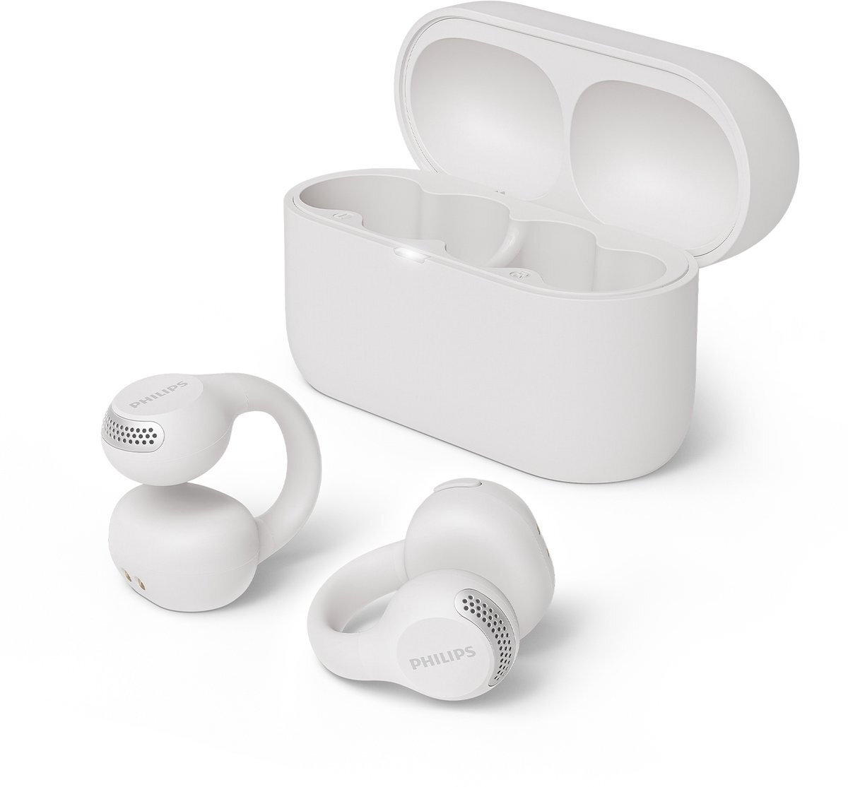 Philips TAQ2000 Open Ear Bluetooth Handsfree Ακουστικά με Αντοχή στον Ιδρώτα και Θήκη Φόρτισης