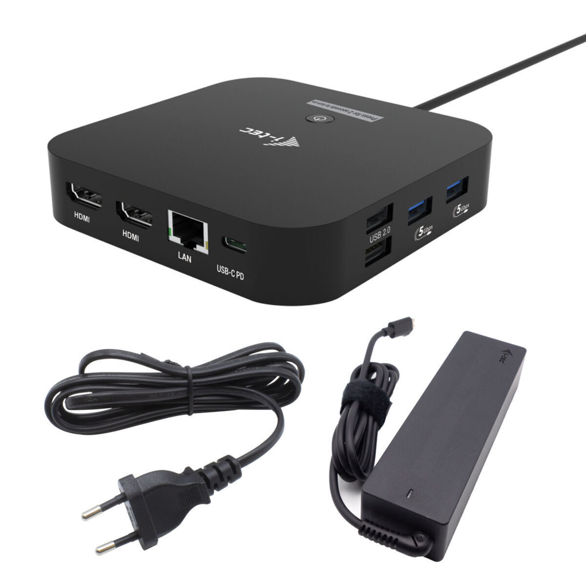 i-tec USB-C Docking Station με HDMI 4K PD Ethernet (C31DUALHDMIDPD100)