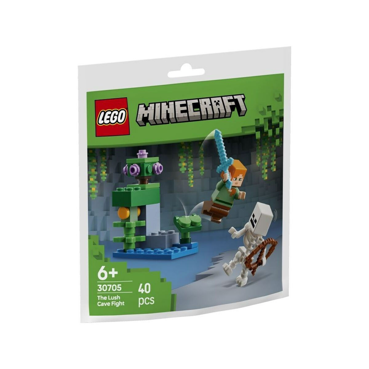 Lego Minecraft The Lush Cave Fight για 6+ Ετών 40τμχ