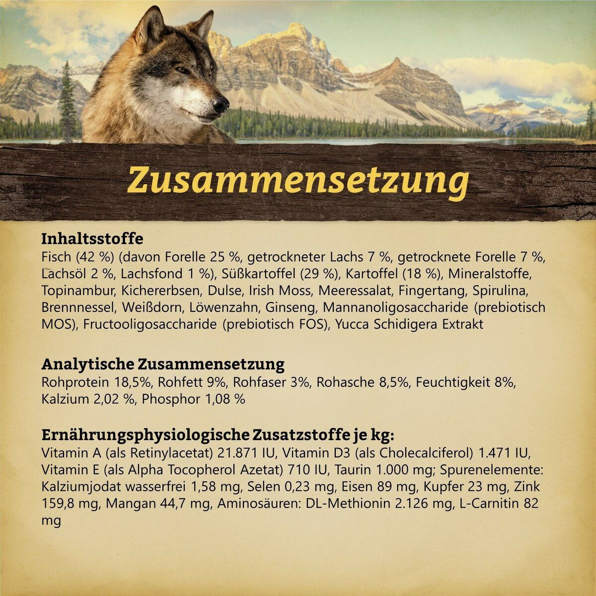 Wolfsblut 12.5kg Ξηρά Τροφή χωρίς Σιτηρά & Γλουτένη για Ενήλικους Σκύλους με Πέστροφα, Πατάτες και Ψάρια - Image 5