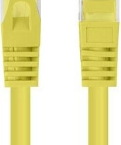 Alternative view of Lanberg U/UTP Cat.6 Καλώδιο Δικτύου Ethernet 0.25m Κίτρινο 1τμχ (PCU6-20CC-0025-Y)