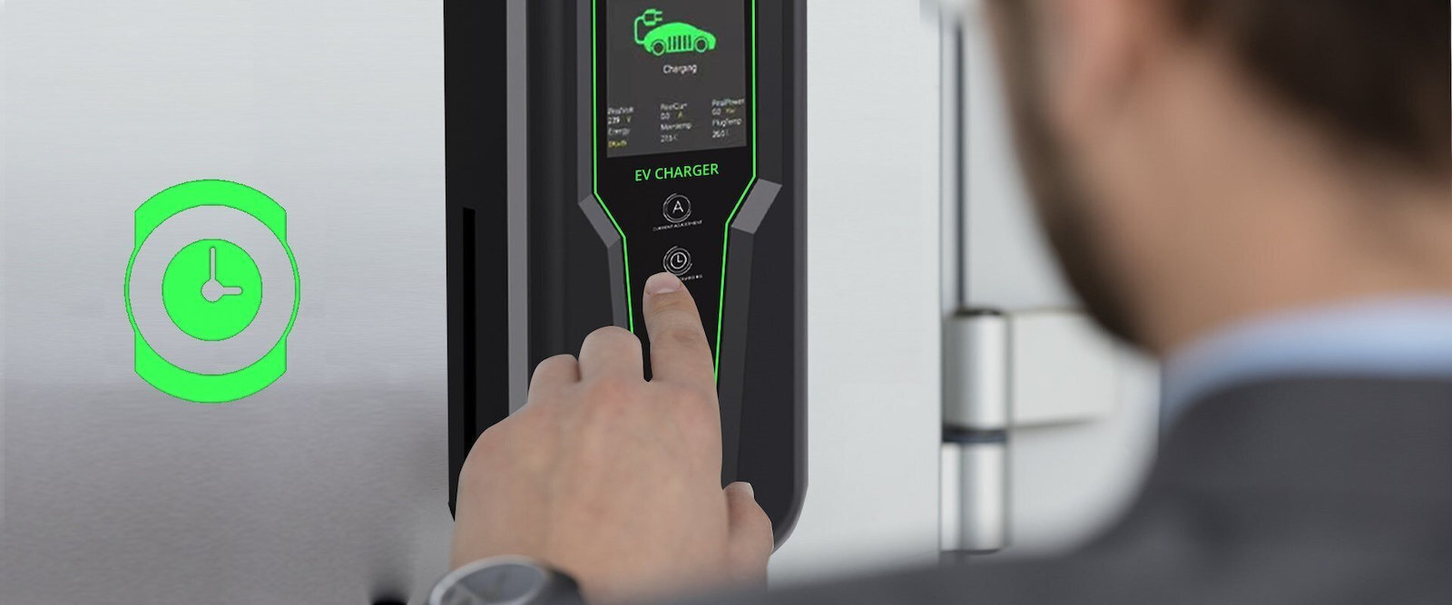 Qoltec Φορητός Σταθμός Φόρτισης 7kW με Ενσωματωμένο Καλώδιο Type 2 - Image 3