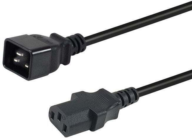 Equip IEC C20 - IEC C13 Cable 1.8m Μαύρο 112140