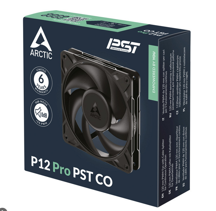 Arctic P12 Pro PST CO Case Fan 120mm - Image 3