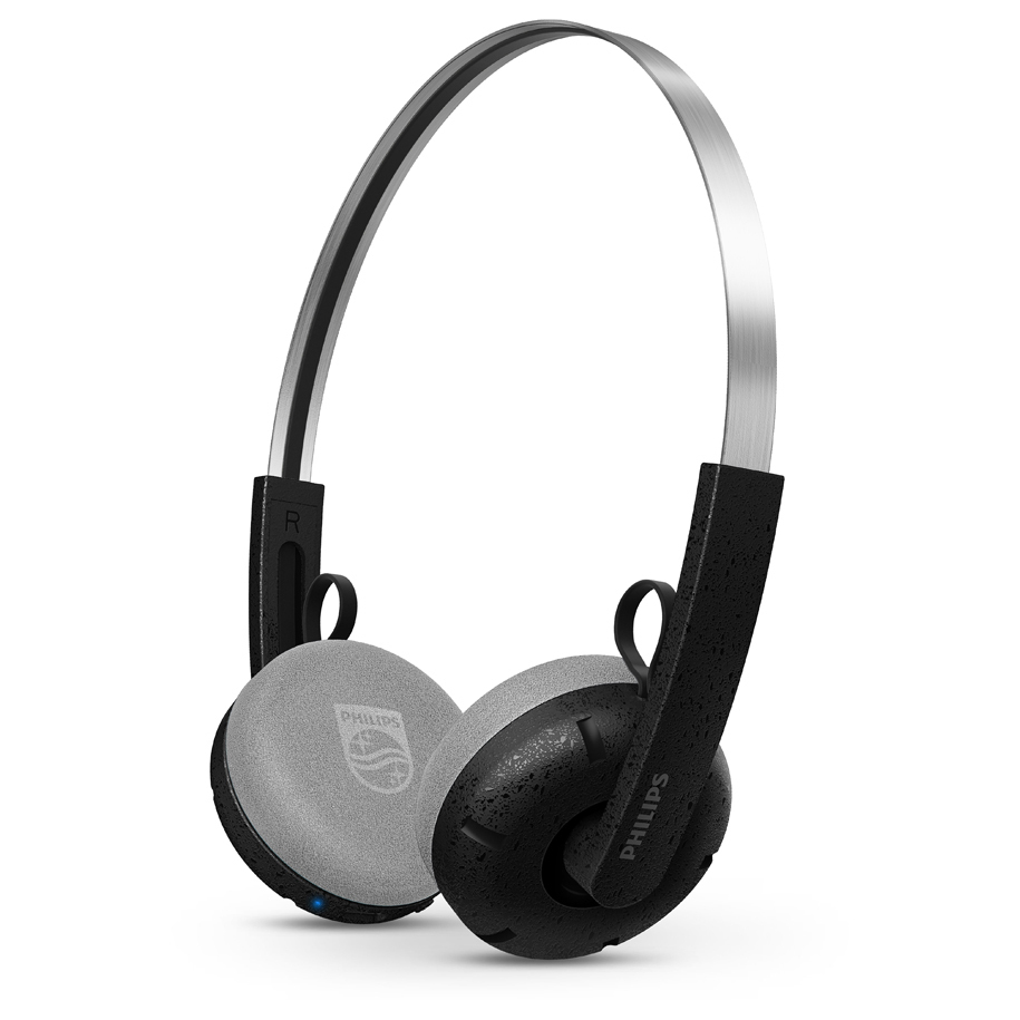 Philips TAH2000 Ασύρματα Bluetooth On Ear Ακουστικά με 26 ώρες Λειτουργίας Μαύρα