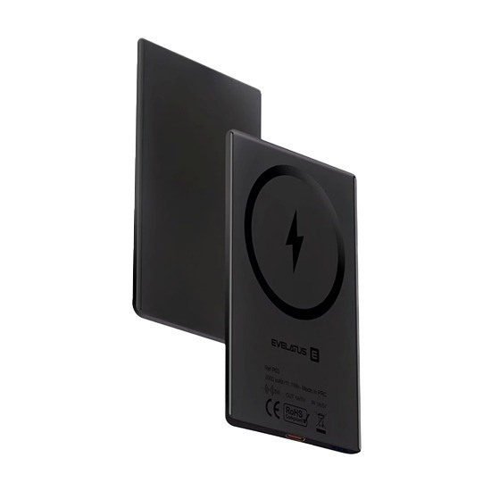 Evelatus Super Slim (6.5mm) 3000mAh Μαύρο