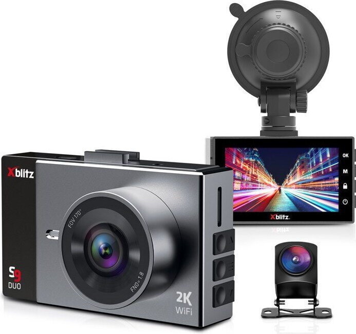 Xblitz Κάμερα DVR Αυτοκινήτου 1440P WiFi, GPS για Παρμπρίζ