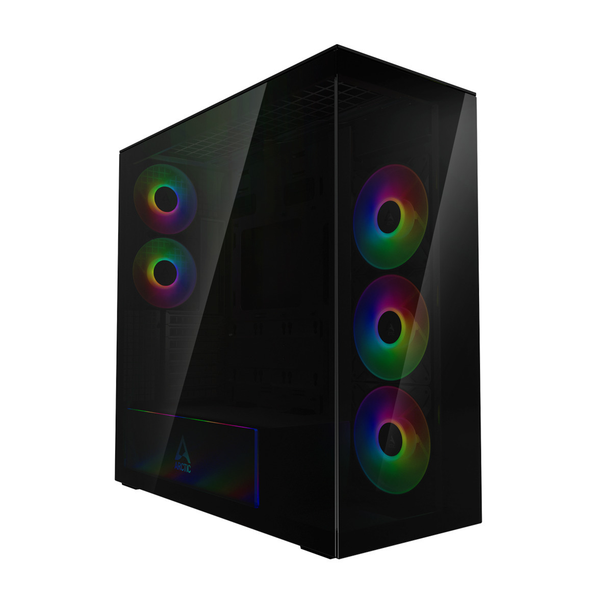 Arctic Xtender Midi Tower Κουτί Υπολογιστή με Πλαϊνό Παράθυρο Μαύρο
