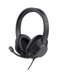 Trust Ayda Max On Ear Multimedia Ακουστικά με μικρόφωνο και σύνδεση USB-A / USB-C