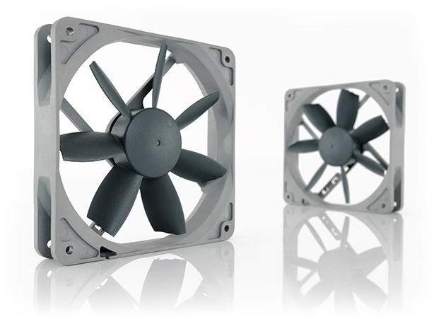 Noctua NF-S12B redux-1200 Case Fan με Σύνδεση 3-Pin Γκρι - Image 2