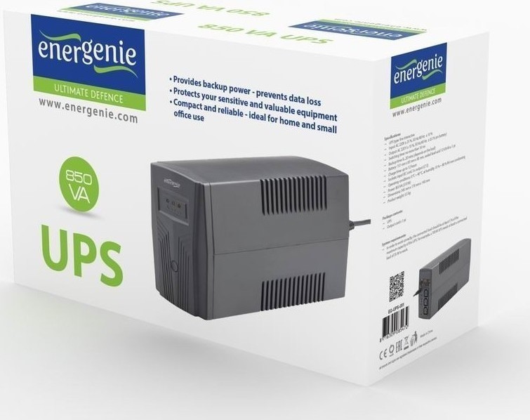 Energenie Basic 850 UPS Line-Interactive 850VA 510W με 2 Schuko Πρίζες - Image 2
