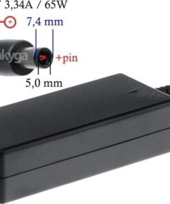 Alternative view of Akyga Φορτιστής Laptop 65W 19.5V 3.34A για Dell χωρίς Καλώδιο Τροφοδοσίας