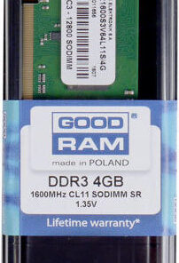 Alternative view of GoodRAM 4GB DDR3 GR1600S3V64L11S/4G