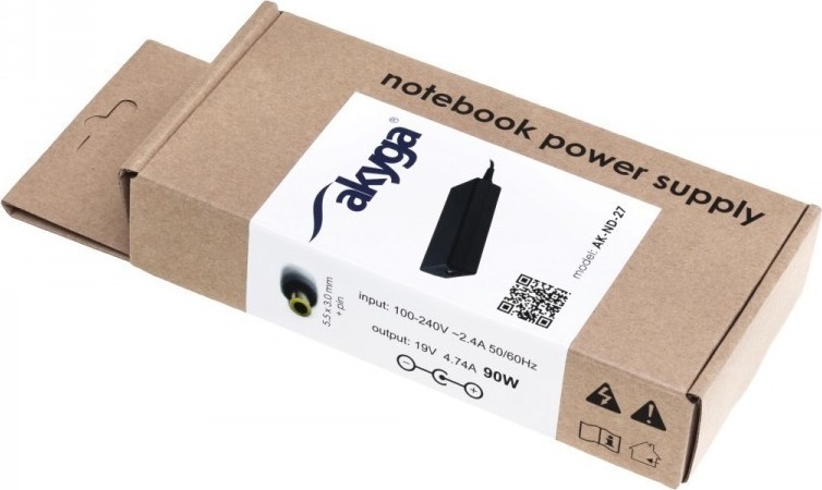 Akyga Universal Φορτιστής Laptop 90W 19V 4.74A χωρίς Καλώδιο Τροφοδοσίας - Image 3