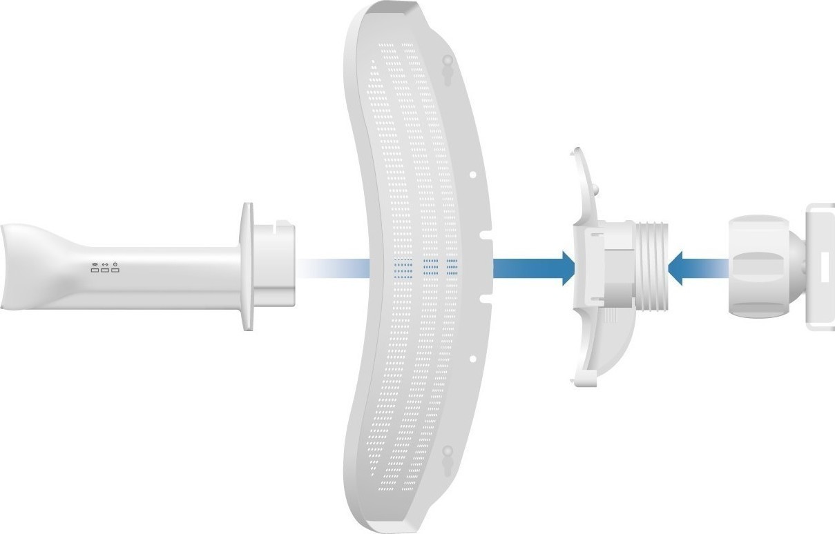 Ubiquiti Litebeam M5 Εξωτερική Κεραία WiFi Παραβολική 23dBi με σύνδεση Ethernet - Image 7