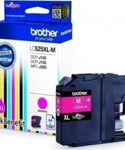 Brother LC-525XL Γνήσιο Μελάνι Εκτυπωτή InkJet Ματζέντα (LC-525XLM)