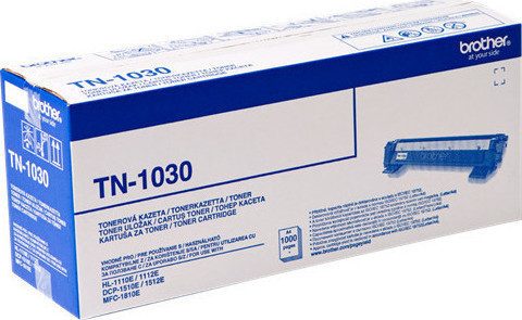 Brother TN-1030 Γνήσιο Toner Laser Εκτυπωτή Μαύρο 1000 Σελίδων (TN-1030)
