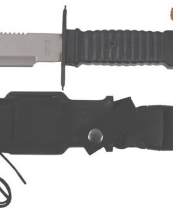 Mil-Tec Μαχαίρι Επιβίωσης Μαύρο σε Θήκη 15368000