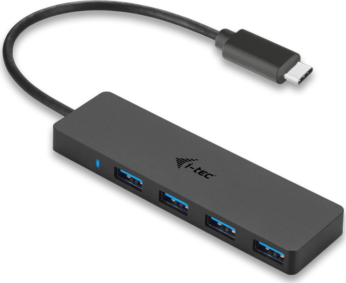 i-tec USB 3.0 Hub 4 Θυρών με σύνδεση USB-C & Θύρα Φόρτισης